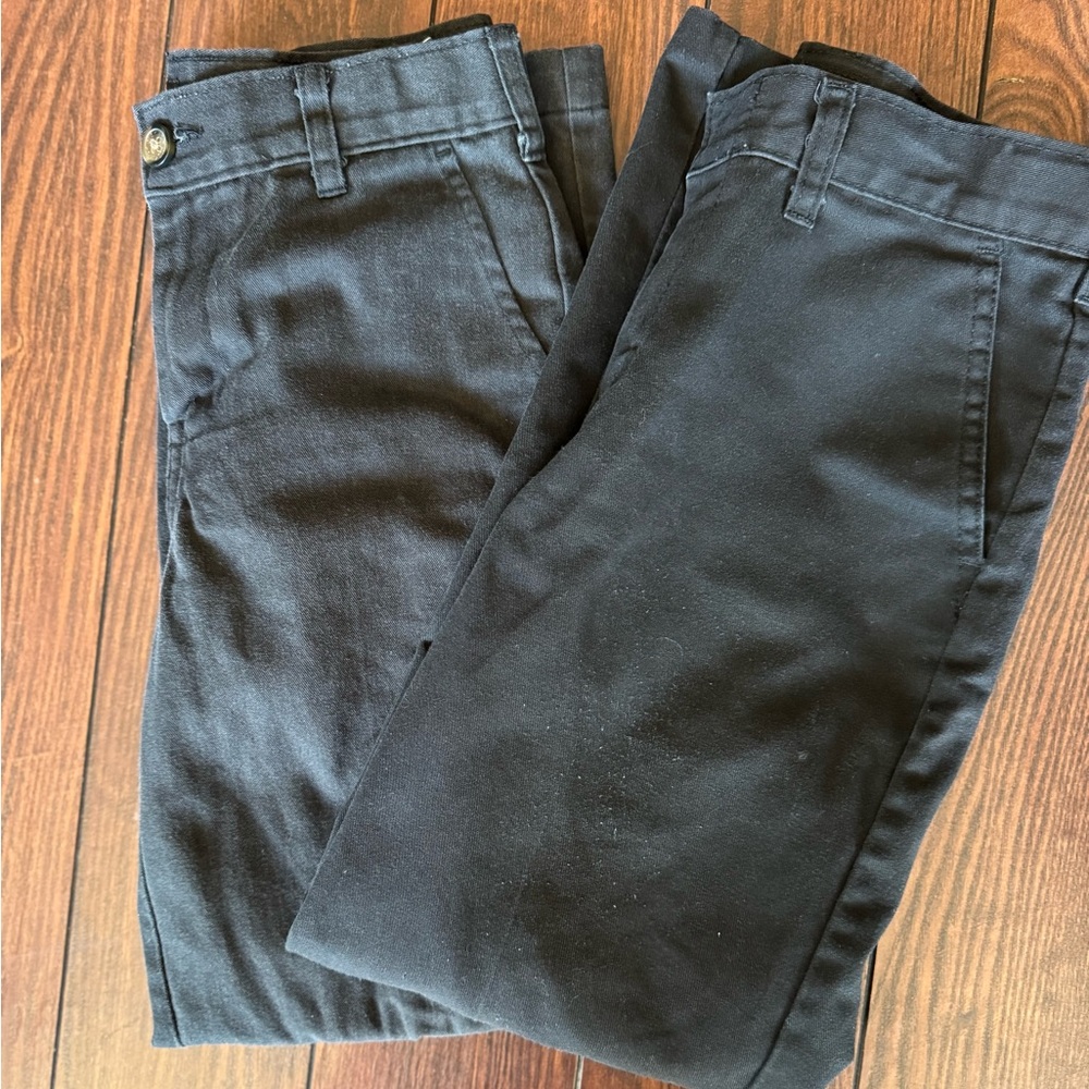 2 Pairs Kids Dickies black pants